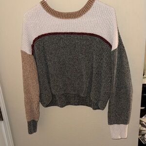 Elegant Multicolor Knit Sweater